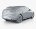 Mazda 3 hatchback 2023 3d model