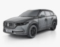 Mazda CX-8 2020 3d model wire render