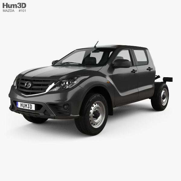 Mazda BT-50 Cabine Dupla Chassis 2021 Modelo 3d