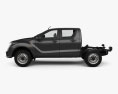 Mazda BT-50 Double Cab Chassis 2021 3d model side view