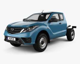 Mazda BT-50 Freestyle Cab Chassis 2021 3d model