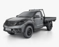 Mazda BT-50 Single Cab Alloy Tray 2021 3d model wire render
