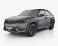 Mazda MX-30 2023 3D модель wire render