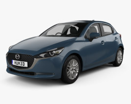 Mazda 2 hatchback 2022 3D model