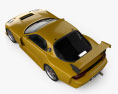 Mazda RX-7 GT300 2008 3D模型 顶视图