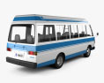 Mazda T3500 Mini Bus 1996 3D-Modell Rückansicht