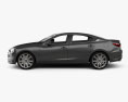 Mazda 6 轿车 带内饰 2021 3D模型 侧视图
