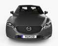 Mazda 6 セダン HQインテリアと 2021 3Dモデル front view