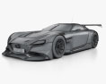 Mazda RX-Vision GT3 2023 3Dモデル wire render