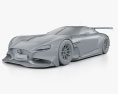 Mazda RX-Vision GT3 2023 Modèle 3d clay render