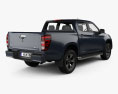 Mazda BT-50 Double Cab 2022 3d model back view
