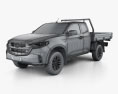 Mazda BT-50 Freestyle Cab Alloy Tray 2023 3D模型 wire render