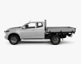 Mazda BT-50 Freestyle Cab Alloy Tray 2023 3d model side view