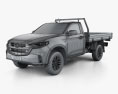 Mazda BT-50 Cabina Simple Alloy Tray 2023 Modelo 3D wire render