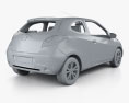 Mazda 2 3ドア HQインテリアと 2013 3Dモデル