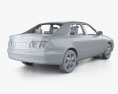 Mazda 626 세단 인테리어 가 있는 2002 3D 모델 