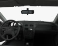 Mazda 626 Седан с детальным интерьером 2002 3D модель dashboard