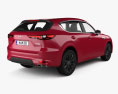 Mazda CX-60 Homura 2024 Modello 3D vista posteriore