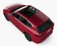 Mazda CX-60 Homura 2024 3D模型 顶视图