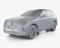 Mazda CX-60 Homura 2024 3D模型 clay render
