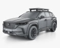 Mazda CX-50 Skyactiv-G Turbo US-spec 2024 3D модель wire render