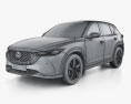 Mazda CX-5 2024 3d model wire render