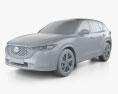 Mazda CX-5 2024 3d model clay render