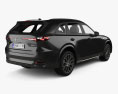 Mazda CX-70 G 2024 Modello 3D vista posteriore