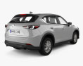 Mazda CX-5 з детальним інтер'єром 2024 3D модель back view