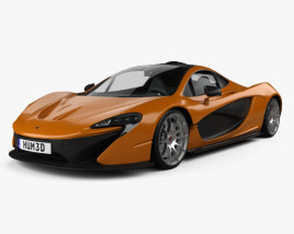 3D model of McLaren P1 2016