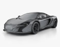 McLaren 650S Spider 2017 3Dモデル wire render