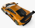 McLaren 650S GT3 2017 3D-Modell Draufsicht
