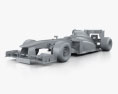 McLaren MP4-28 2013 3D-Modell clay render