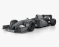 McLaren MP4-29 2014 3D模型 wire render