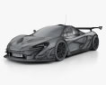 McLaren P1 GTR 2017 Modelo 3D wire render