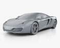 McLaren MP4-12C 警察 Dubai 2013 3D模型 clay render