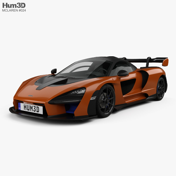 McLaren Senna 2020 3D 모델 
