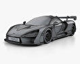 McLaren Senna 2020 3D 모델  wire render