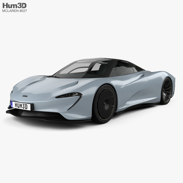 McLaren Speedtail 2021 3D model