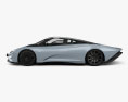 McLaren Speedtail 2021 3d model side view