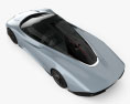 McLaren Speedtail 2021 3D 모델  top view