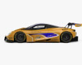 McLaren 720S GT3 2021 3d model side view