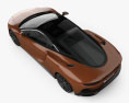 McLaren GT 2023 3D-Modell Draufsicht