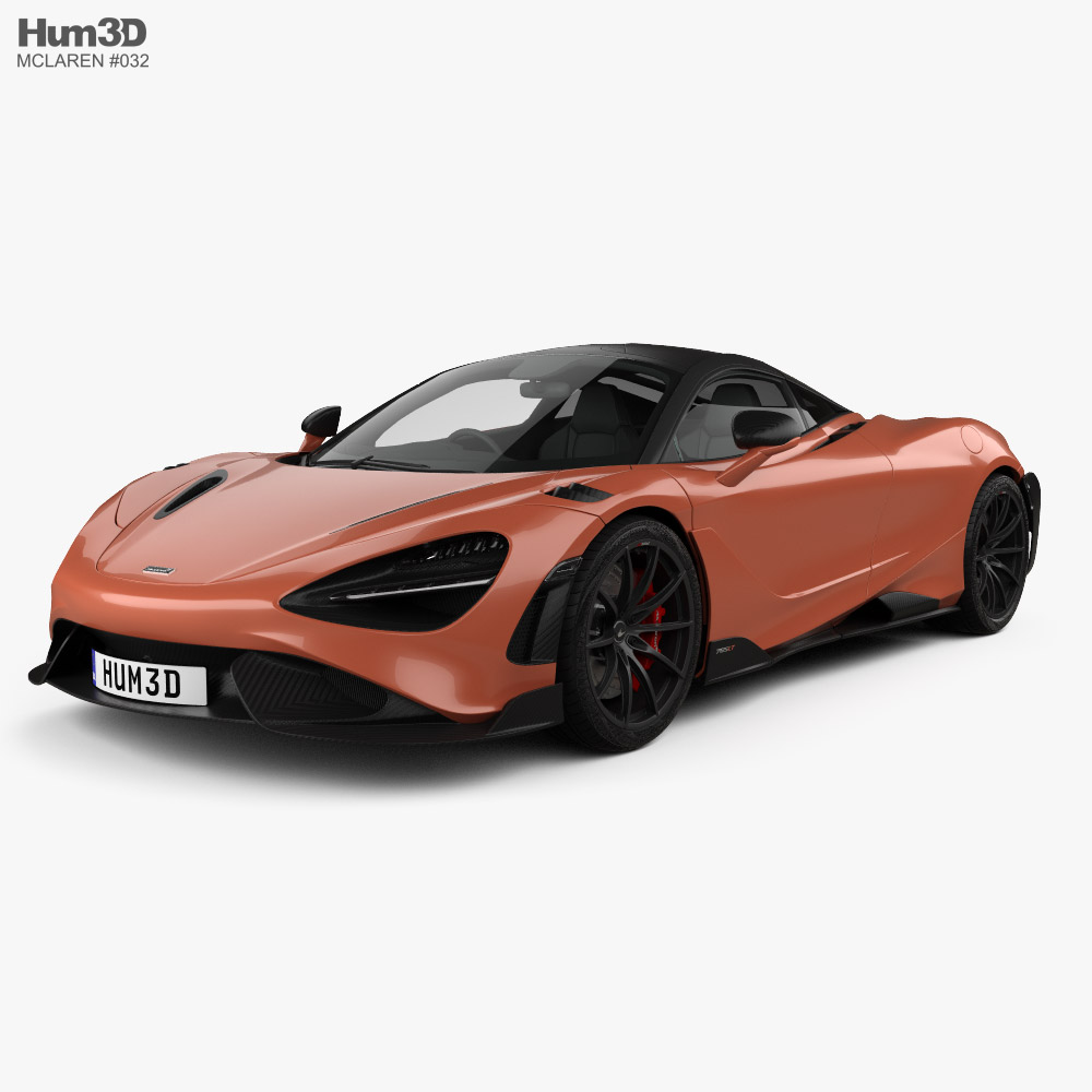 McLaren 765LT 2022 Modèle 3D