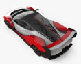 McLaren Sabre 2024 3D-Modell Draufsicht