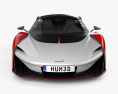 McLaren Sabre 2024 Modelo 3D vista frontal