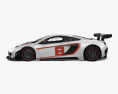 McLaren MP4-12C GT3 2014 Modello 3D vista laterale