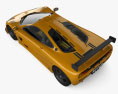 McLaren F1 LM XP1 带内饰 1998 3D模型 顶视图