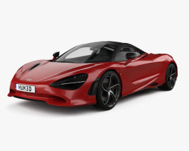 McLaren 750S coupe 2024 3D model