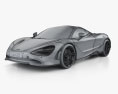 McLaren 750S 쿠페 2024 3D 모델  wire render